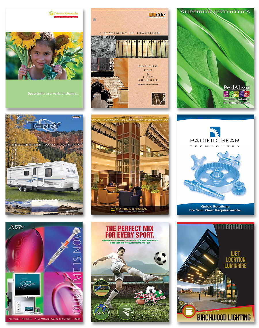 Kray Marketing - Brochure design, annual reports, flyers, cards, business cards, collateral, tri-fold brochures, pamphlets, etc.