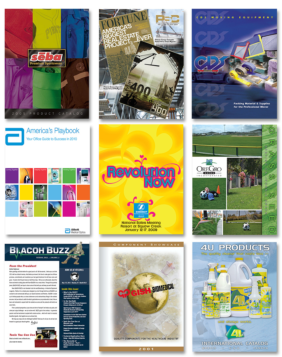 Kray Marketing - catalog design, full-line brochures and catalogs, newsletters, news publications