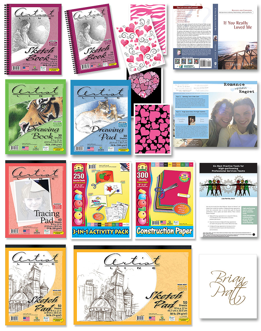 Kray Marketing - publication design, cover design, book design, newsletter design, pad design